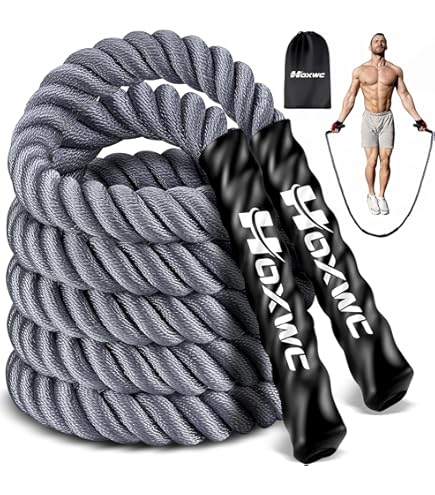 Flow Rope Exercise Jump Ropes For Home Gym Cardio Core Stability Body - View #2
