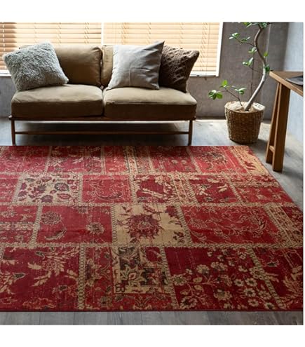 Amazon｜カーペット 3畳 ペルシャ絨毯風 ラグ 140*200cm マット 洗える