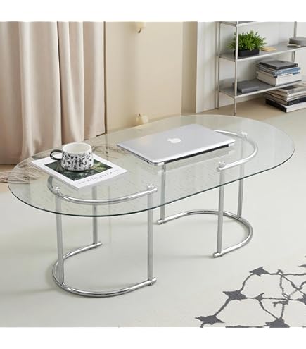 Amazon.co.jp: 【Roomnhome】ボートガラステーブル 幅120cm センター