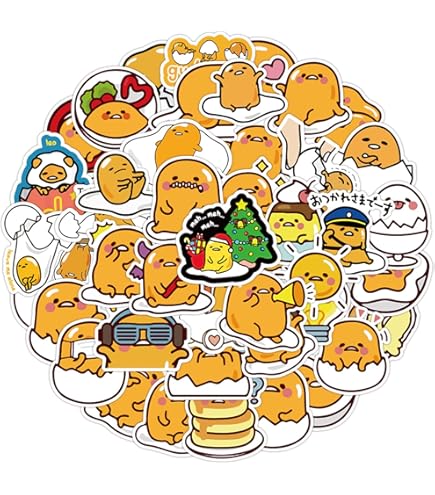 Amazon.co.jp: 60枚forぐでたま ステッカー セット かわいい アニメfor