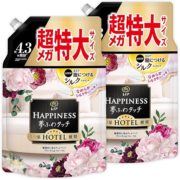 レノア　18本セット Amazon.co.jp: 【まとめ買い】 【大容量】 レノア ハピネス 夢