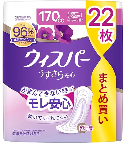 ウィスパー うすさら安心 女性用 尿漏れパッド