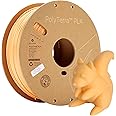 Polymaker PolyTerra PLA 3D Printer Filament, 0.07 inches (1.75 mm) Diameter, 2.2 lbs (1 kg) Roll, Peach