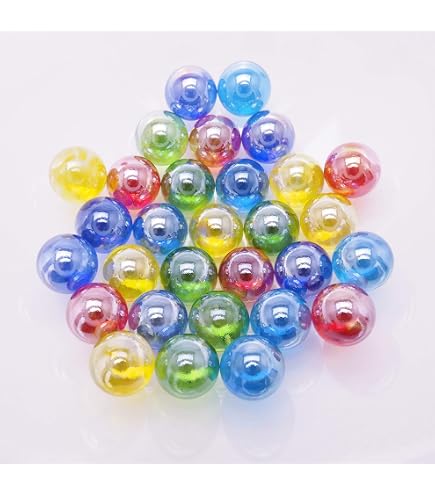 Amazon.co.jp: 日本製 ビー玉 ガラス玉 クリア カラー 約17mm 5色 Mix