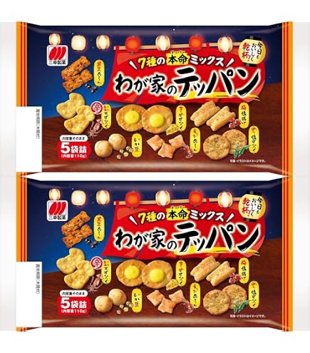 『着払い』おつまみミックス10個入り1ケースでの販売で箱は別になります Amazon | 亀田の つまみ種10種Mix 120g×2個 | ノーブランド品