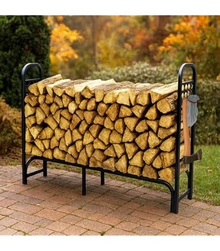 Amazon.co.jp: Fireside Log Rack (Item No. 15245), Large, Stores 60