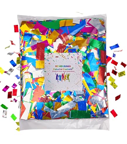 Lot 6000 Confettis Ronds Multicolores 2,5cm - Décoration Anniversaire Mariage Fête