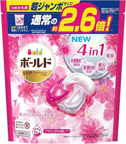 Amazon.co.jp: P&G ボールド ジェルボール 癒しのプレミアムブロッサム