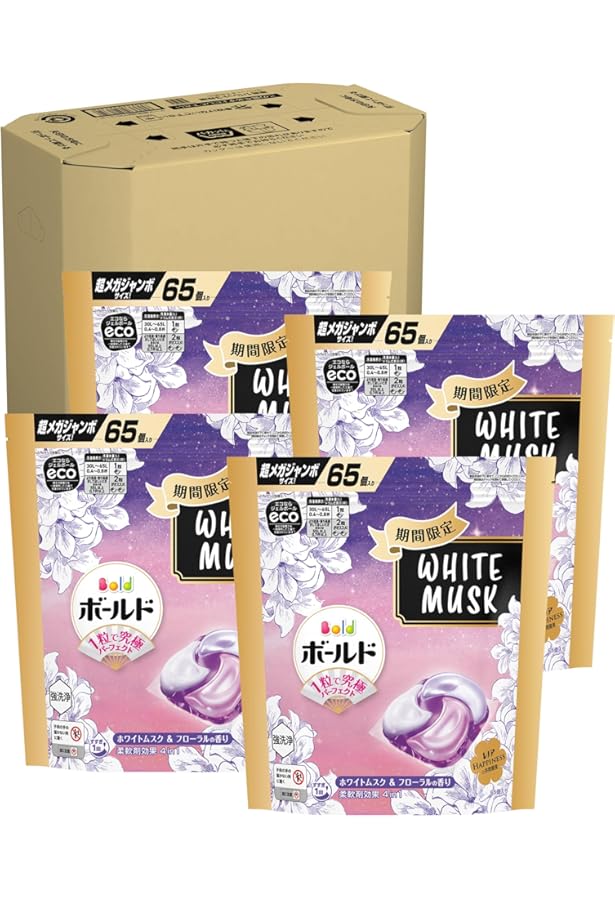 Amazon.co.jp: ボールド ジェルボール 4in1 ホワイトムスク