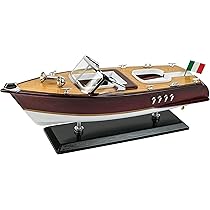 Amazon.co.jp: SAILINGSTORY 木製スピードボートモデル Riva Aquarama