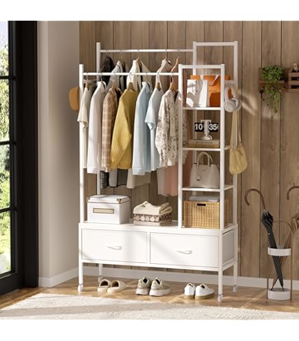 Amazon｜カインズ(CAINZ) ハンガーラック 幅93cm 奥行43cm 高さ