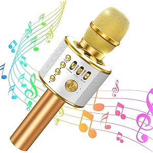 カラオケマイク Let’s Go 【誰でも生まれつきの音楽家!】2020最新アップデート マイク カラオケマイク blu…