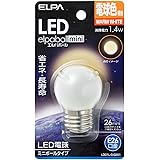 エルパ (ELPA) LED電球G40形 LED電球 照明 E26 100V 1.4W 電球色 屋内用 LDG1L-G-G251