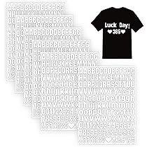 オリジナル　アイロン接着 Amazon.co.jp: PAVIKE アイロン接着文字シール 2インチ 12枚入り