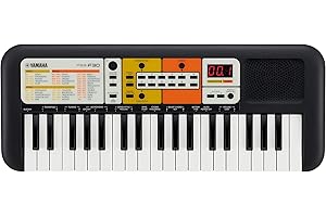 Yamaha PSS-F30 - Portable and Lightweight, Children's Keyboard, 120 Built-in Voices and 30 Songs with Smart Chord Function, Fun Learning Instrument, in Black