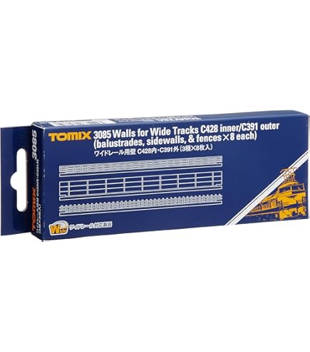 Amazon | TOMIX Nゲージ ワイドレール用 壁C391内 C354外 3種×8