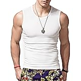 [XDIAN] タンクトップ 男 Vest夏 スポーツ フィットネス スリムフィット きつい きつい ワイドショルダー ベスト綿 Men tank tops
