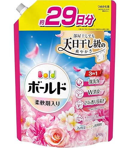 Amazon | P&G ボールドジェル フラワーサボン 詰替 400g | Procter