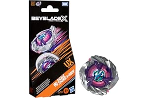 Hasbro Beyblade X Scale Shark 4-50UF Booster Pack, Set with Takara Tomy Attack Type Spinning Top, Battle Spinner Game, Toy, from 8 Years