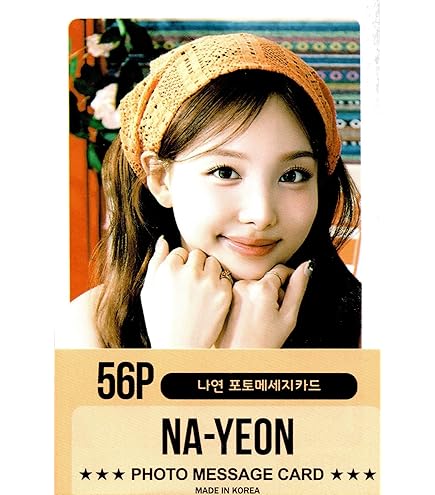 Amazon.co.jp: TWICE ナヨン グッズ フォトメッセージカード