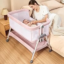 ベビーベッド　ANGELBLISS Amazon.co.jp: ANGELBLISS ベビーベッド 高さ調節可能 添い寝