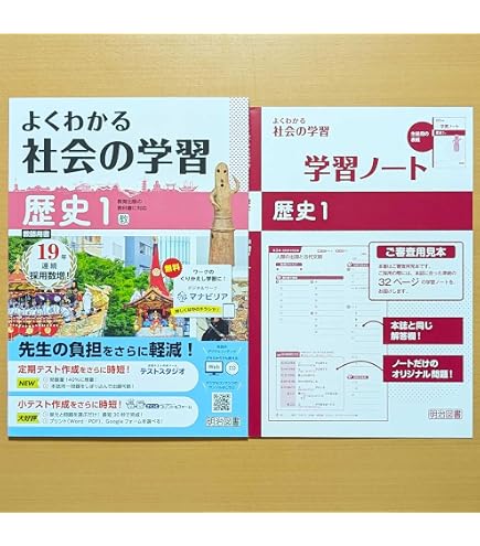 Amazon.co.jp: 2026年度版「よくわかる社会の学習 歴史 1年 帝国書院版