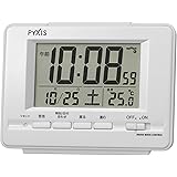 Amazon Co Jp Pyxis ピクシス 目覚まし時計 デジタル 電波時計 Nr525w ホーム キッチン