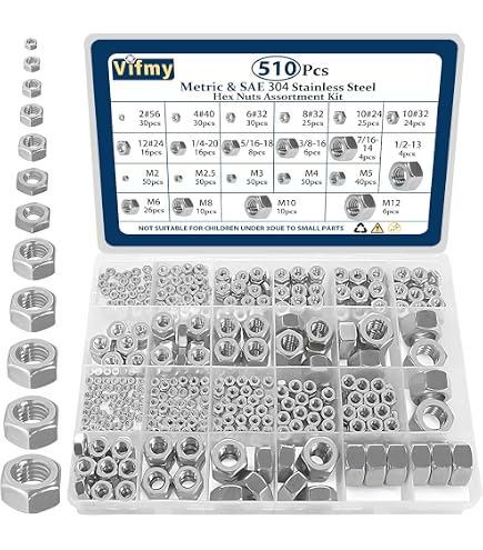 50-Pack 1/4-20 Serrated Flange Hex Nuts – Carbon Steel Zinc Plated, SAE Right Hand Thread Fasteners For Furniture, Cabinets & More