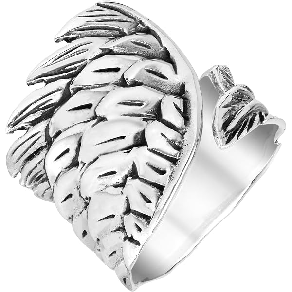 thumbnail image 2 of AeraVida Spiritual Om Symbol Sterling Silver Ring Botswana 2 of 10