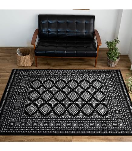 Amazon | サヤンサヤン 幾何学柄 ラグ カーペット アレク 193x200 2畳