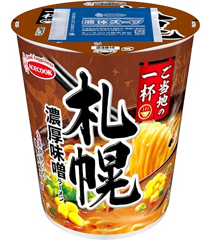 Amazon.co.jp: エースコック ご当地の一杯 仙台 辛味噌ラーメン 62g
