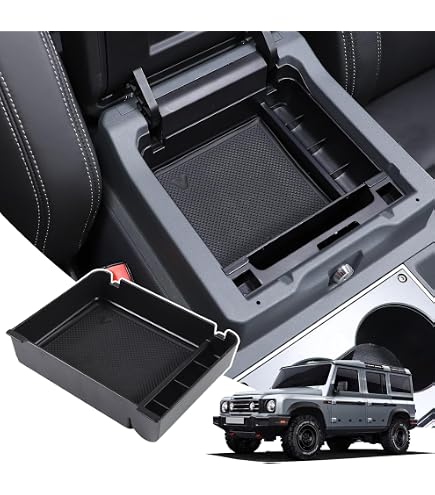 Tumukiw Trunk Organizer For INEOS Grenadier (2020-2025) - Left Side Storage Bag, Black Oxford Cloth - View #9