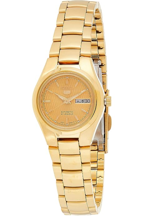 Seiko Men's SNKK52 Seiko 5 Automatic Gold-Tone Stainless Steel Bracelet  Watch : Seiko: Amazon.com.au: Clothing, Shoes \u0026 Accessories