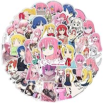 希少 ぼっち・ざ・ろっく！ 駿河屋特典 マグネットステッカー 6枚セット Amazon.co.jp: 50枚 forぼっちざろっく ステッカー セット可愛い