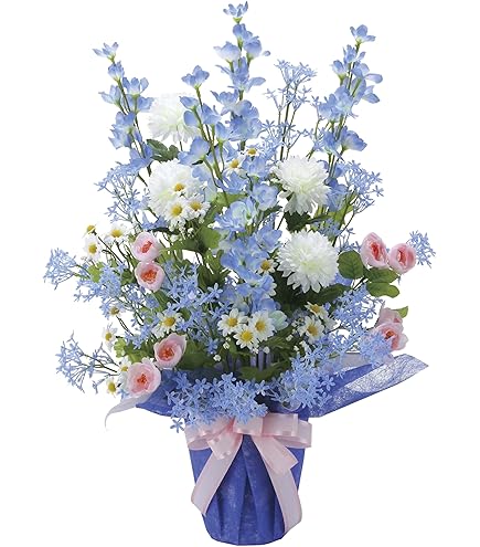 Amazon｜光触媒 人工観葉植物 光の楽園 壁掛けスイートラベンダー