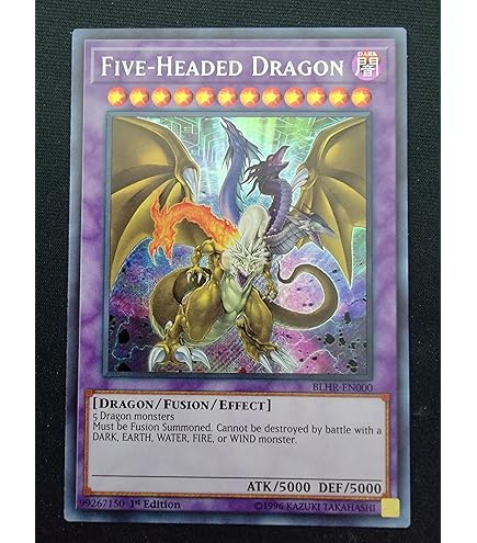 Amazon.co.jp: 遊戯王 英語版 LC03-EN004 Five-Headed Dragon F・G
