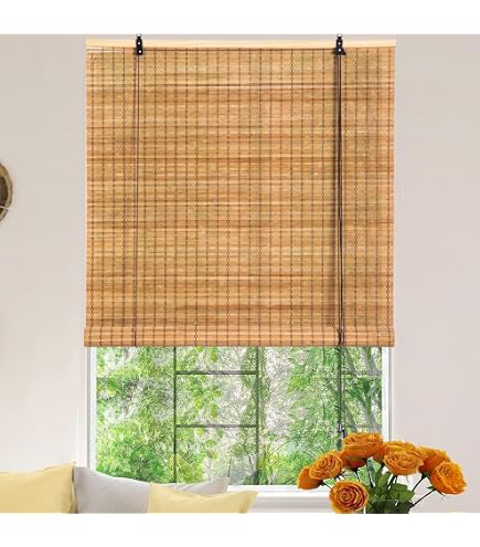 Amazon｜Yitian Bamboo Art 竹すだれ 幅88cm×丈120cm 竹ロール 