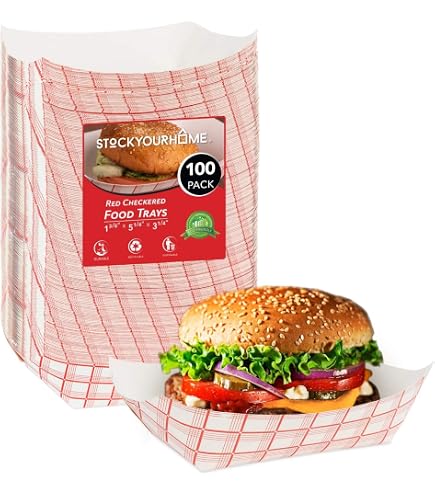 Panier à Frites Avec 2 Bols à Sauce - Plateau De Service 37x16.5x7.5 Cm - Pour Snacks, Pique-nique, Camping - 2