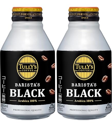 Amazon.co.jp: Itoen Tully's Coffee Barista BLACK Black Bottle Cans