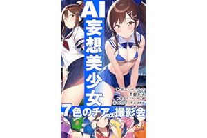 AI妄想美少女撮影会：ポニーテールの茶髪女子 7色のチアガールコス撮影会: ChatGPTで注目のAIイラスト集／OpenAI／AI／人工知能／AI副業／美少女／チアガール
