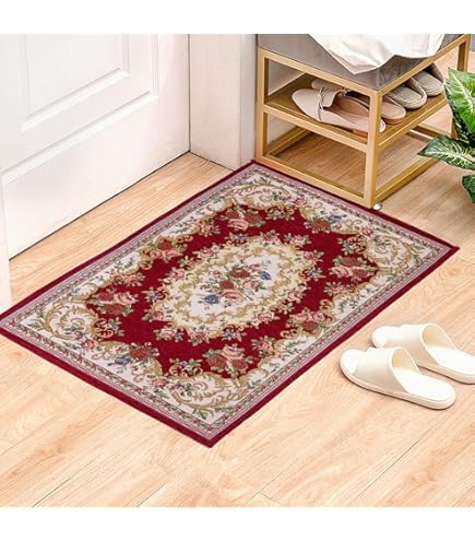 Amazon｜ペルシャ風 絨毯 ペルシャ柄 室内 玄関マット 高級 50