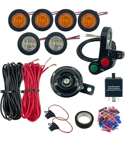 UTV Turn Signal Kit with 110D Horn for Polaris, Can-Am, Kawasaki, CFMO UTV Turn Signal Kit with 110D Horn for Polaris, Can-Am, Kawasaki, CFMO