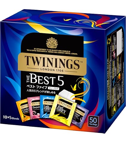 Amazon.co.jp: Twining Earl Grey Tea Bags (Pack of 4) : 食品・飲料