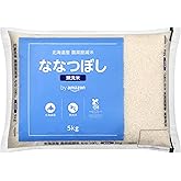 by Amazon 【精米】 無洗米 北海道産 農薬節減米 ななつぼし 5kg (Happy Belly) 令和6年産
