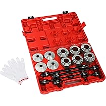 プルスリーブキット、28PCSベアリングリムーバー プルスリーブキット、28PCSベアリングリムーバー炭素鋼修理用高