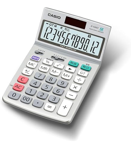 CASIO(カシオ) カシオ DS-12WT-N 本格実務電卓 12桁 グリーン購入法適合