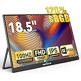 モバイルモニター 18.5インチ InnoView モバイルディスプレイ 120%sRGB 100Hz FHD 1920x1080 IPS液晶パネル 非光沢 VESA対応 フル機能Type-C HDRモード FreeSync対応 ブルーライト機能