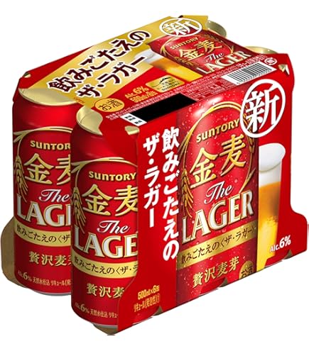 Amazon.co.jp: サントリー 金麦 糖質75%オフ 500ml 6本 : 食品・飲料・お酒