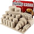 Premium Furniture Pads 235 Pieces X-Protector! Giant Pack of Felt Pads for Furniture Feet - Best Wood Floor Protectors for Fu