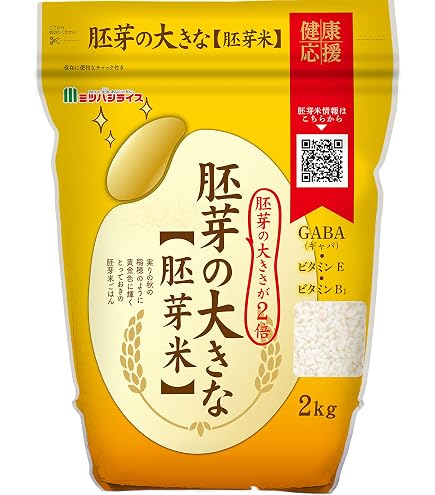 Amazon.co.jp: 令和8年度産 胚芽精米 BG無洗米 はえぬき 2kg×5袋 計